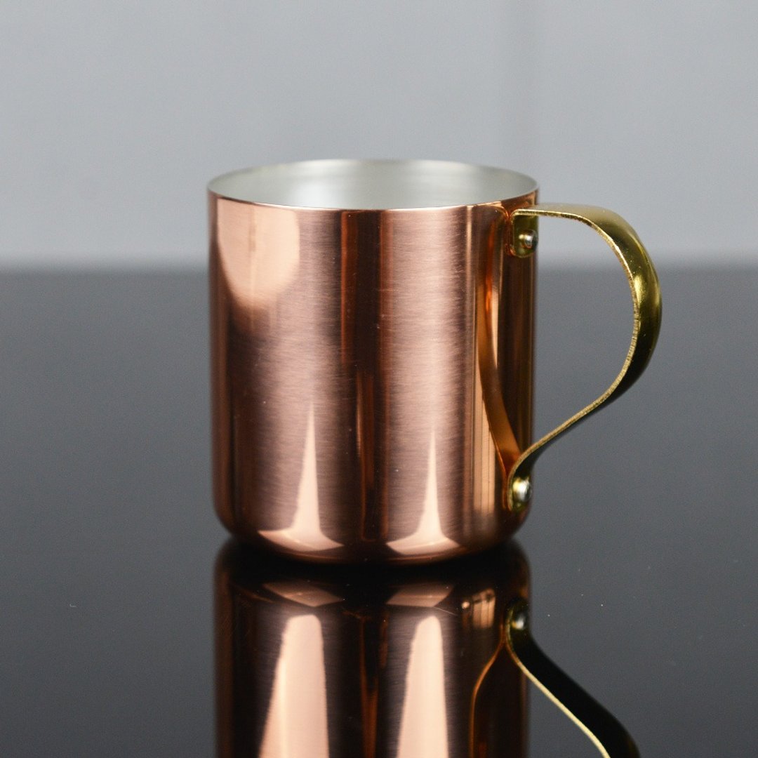 日本高桑金属 日制纯铜冰咖啡啤酒杯300ml-亮铜 - 其他杯子 - 铜/黄铜 