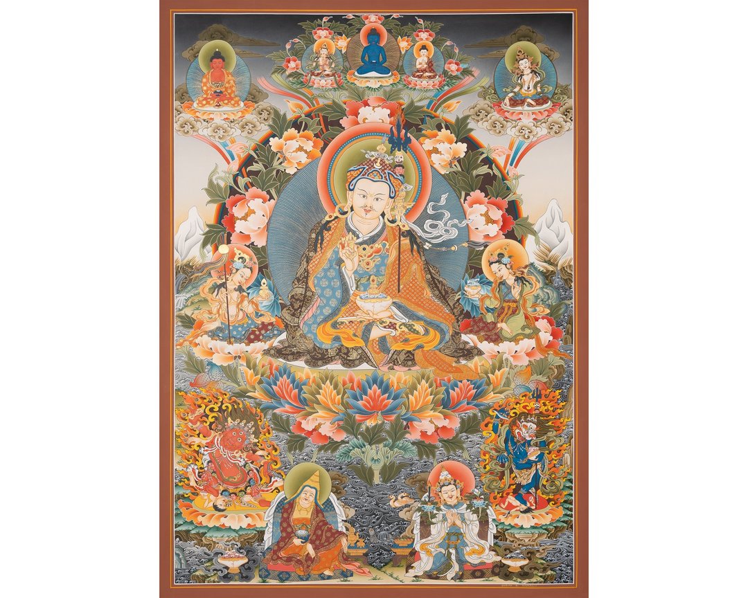 莲花生大士唐 - 墙贴/壁贴 - 其他材质 多色