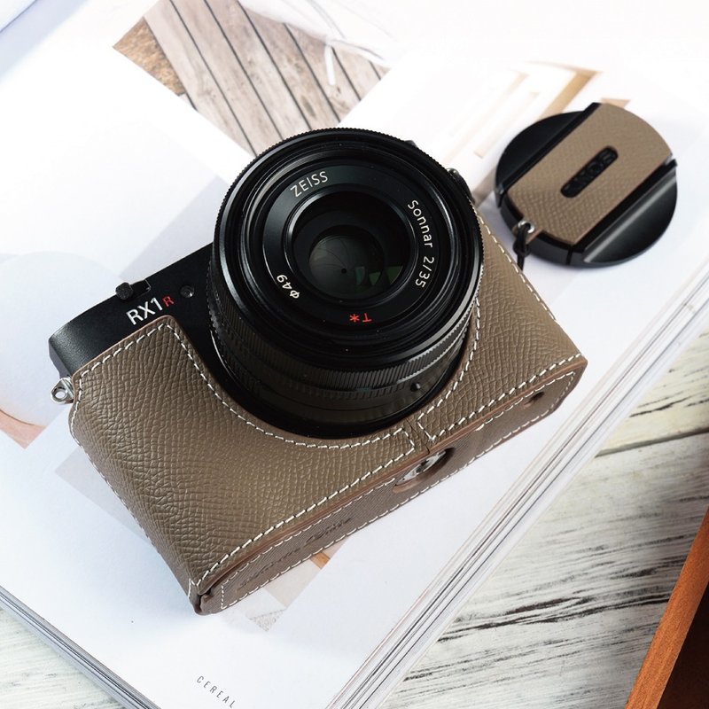 适用机型Sony RX1R III 手掌纹皮革相机底座皮套 - 相机 - 真皮 多色