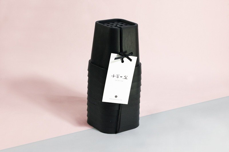 雾面黑迷你盆栽/多肉盆栽/小花盆 (10入) - 植栽/盆栽 - 塑料 黑色