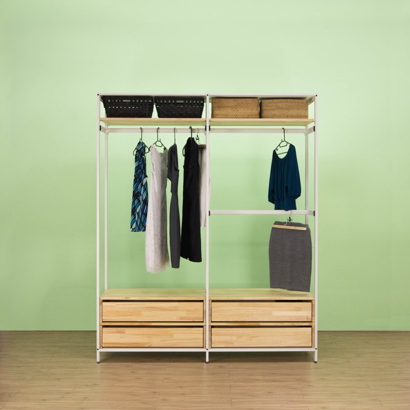 Creesor - Shido 40 乡村风衣柜 - 衣柜/鞋柜 - 其他金属 白色