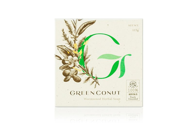 绿果 艾草稳心皂-115g-安抚放松 - 沐浴用品 - 其他材质 卡其色