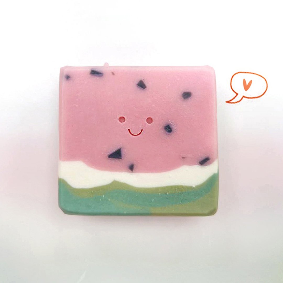 蜂蜜柠檬红西瓜沐浴皂 - 肥皂/手工皂 - 浓缩/萃取物 