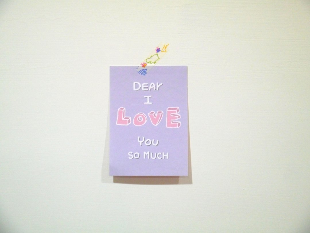 |明信片|Love You So Much - 卡片/明信片 - 纸 灰色
