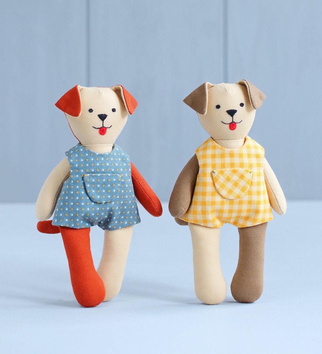 PDF Mini Dog Doll Sewing Pattern - 手工艺教程/工具书 - 其他材质 