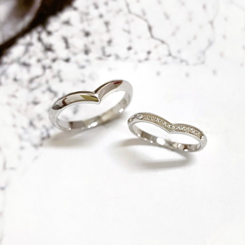 真挚。爱_对戒 | 14K、9K、925纯银 - 对戒 - 贵金属 