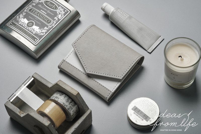 【纸造可能】 minimal 素色系列 纸造散银包 - 零钱包 - 纸 咖啡色