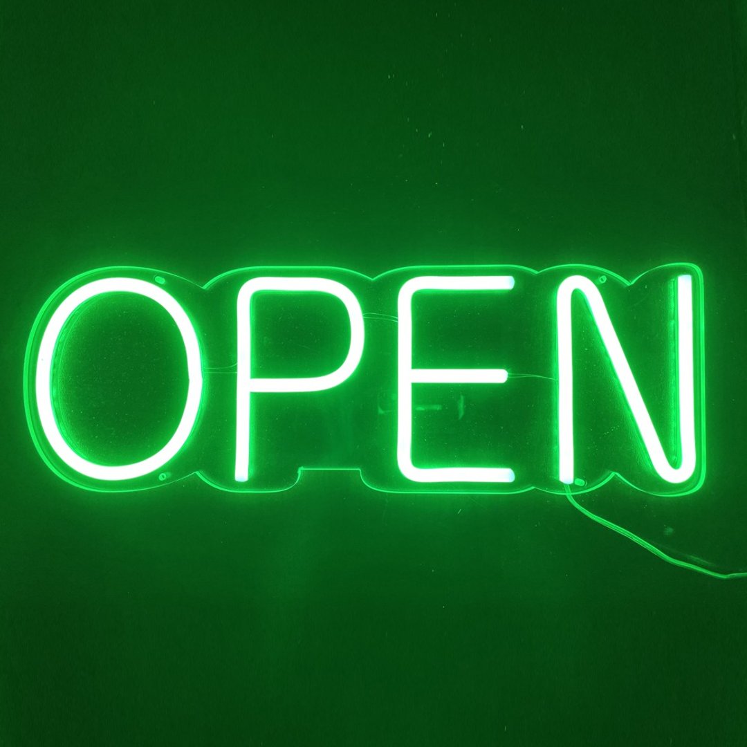 开业 营业中 OPEN 霓虹灯 咖啡厅酒吧餐厅 Neon Sign装饰灯 - 灯具/灯饰 - 压克力 透明