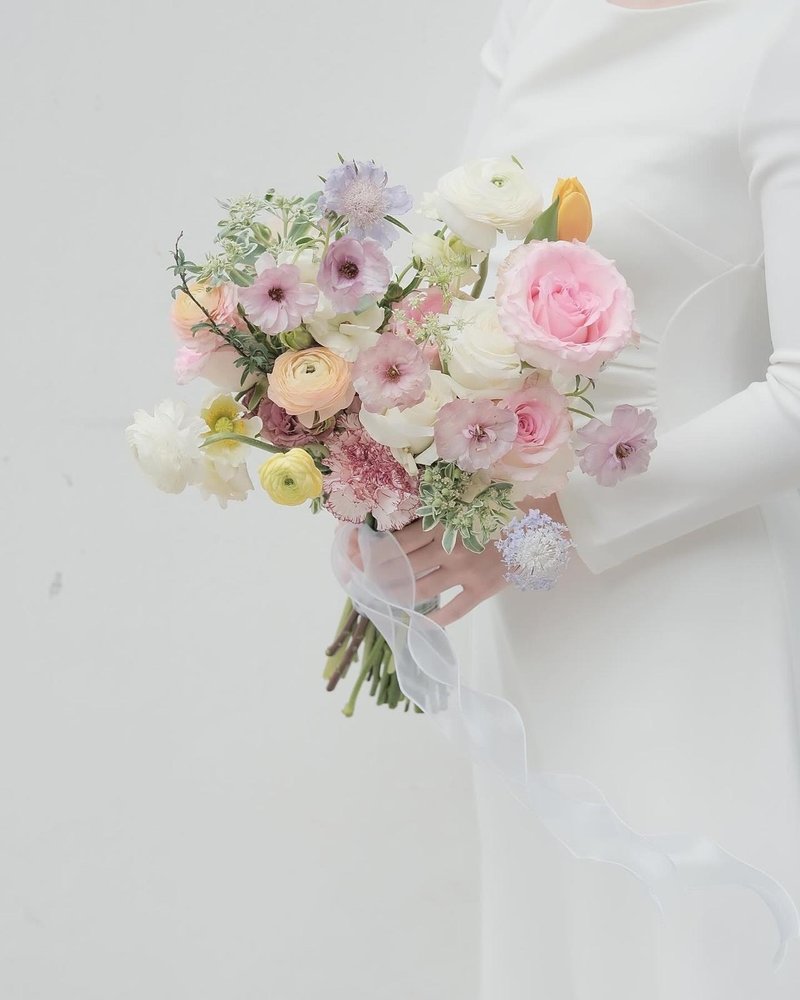 季节限定蝴蝶洋牡丹 韩式鲜花花球 新娘手捧花 结婚花球 接受定制 - 其他 - 植物．花 多色
