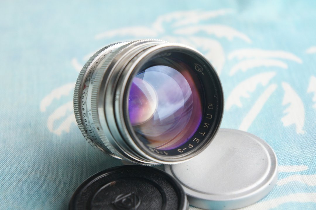 JUPITER-3 50mm F1.5 大光圈镜头 适用于 M39 FED ZORKI LEICA 螺牙接环 (LTM) 相机 - 相机 - 其他材质 