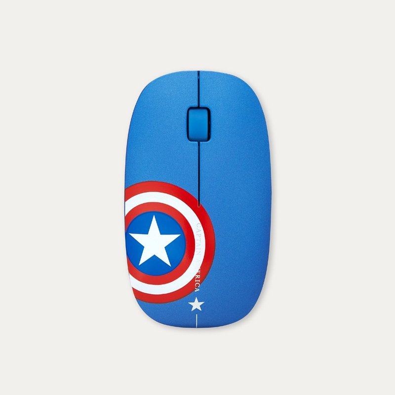 致女人【童趣生活】复仇者联盟系列无线光学鼠标 - 美国队长 - 电脑配件 - 其他材质 蓝色