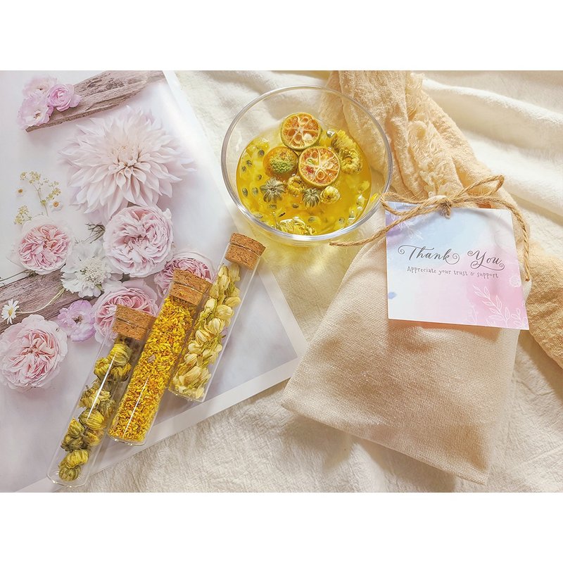 散水及回礼礼物系列 - 麻布福袋连吊牌 【吊牌可自订下款】 - 茶 - 其他材质 