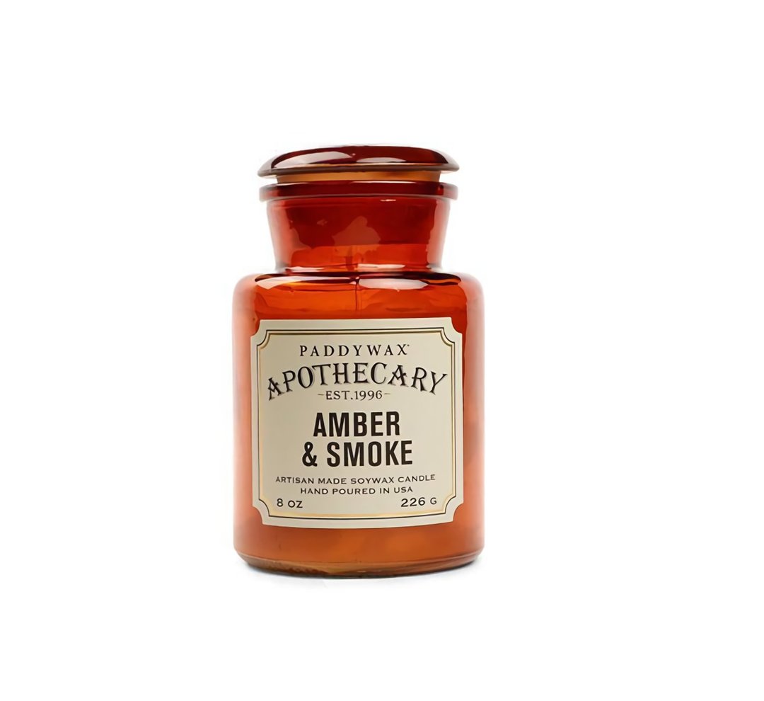Paddywax Apothecary Amber & Smoke珀烟叶复古香氛蜡烛(8oz) - 蜡烛/烛台 - 其他材质 咖啡色