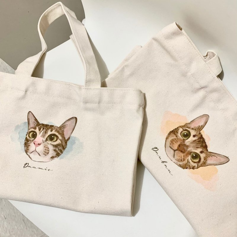 【SUNO T恤/ 帆布袋订制】情侣装 闺密装 亲子装 礼物 宠物 生日 - 女装 T 恤 - 棉．麻 卡其色