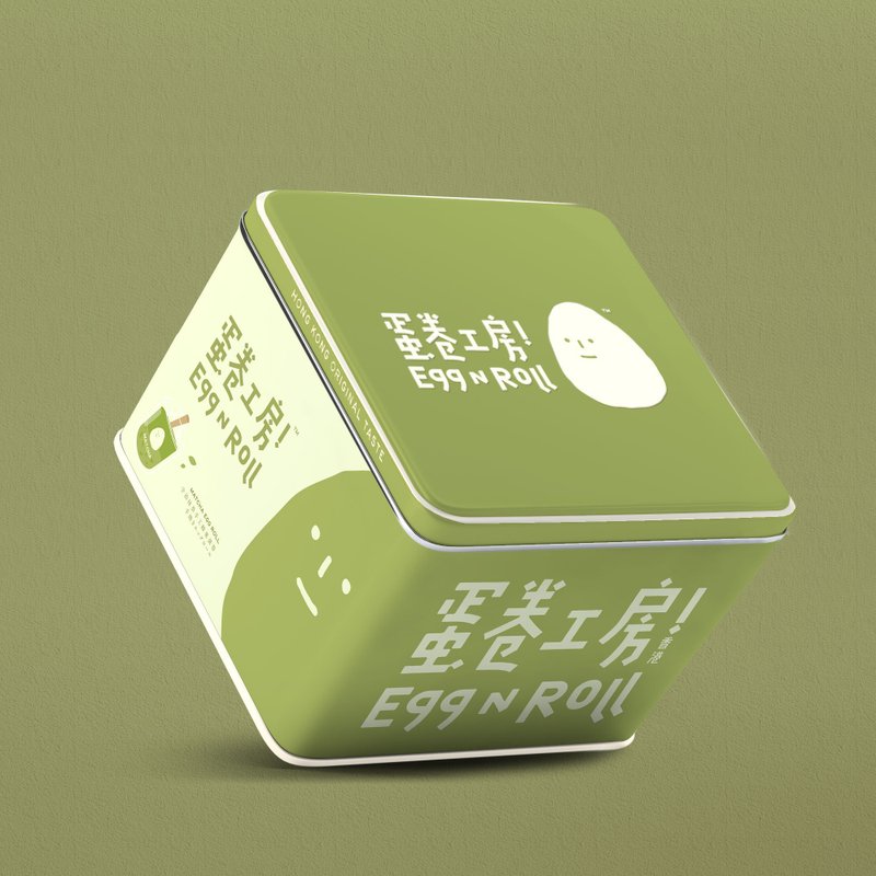 【宇治抹茶味】手工蜂巢蛋卷 全鸡蛋秘方 不添加一滴水 独立包装 - 手工饼干 - 新鲜食材 橘色