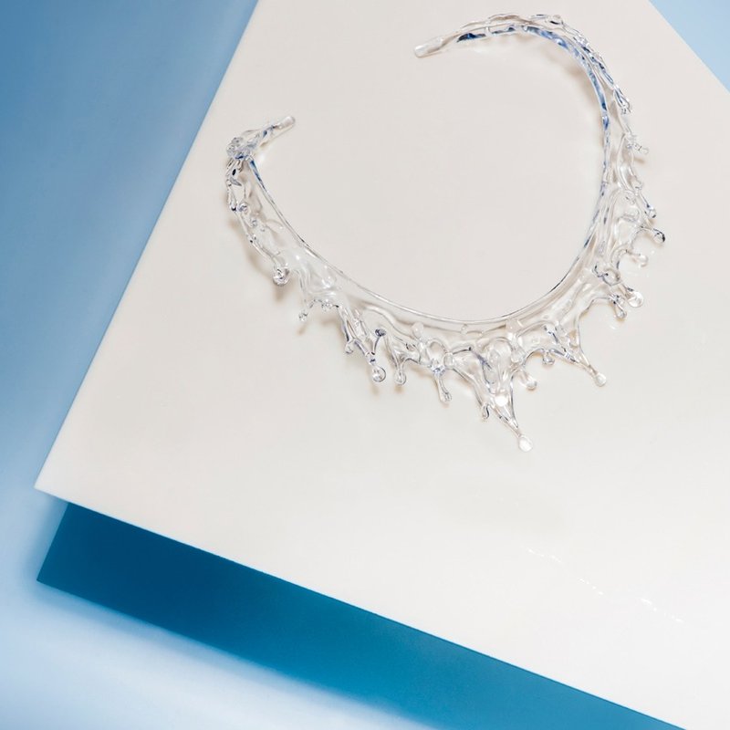 Water Flow Choker 透明流水项圈 - 项链 - 压克力 透明