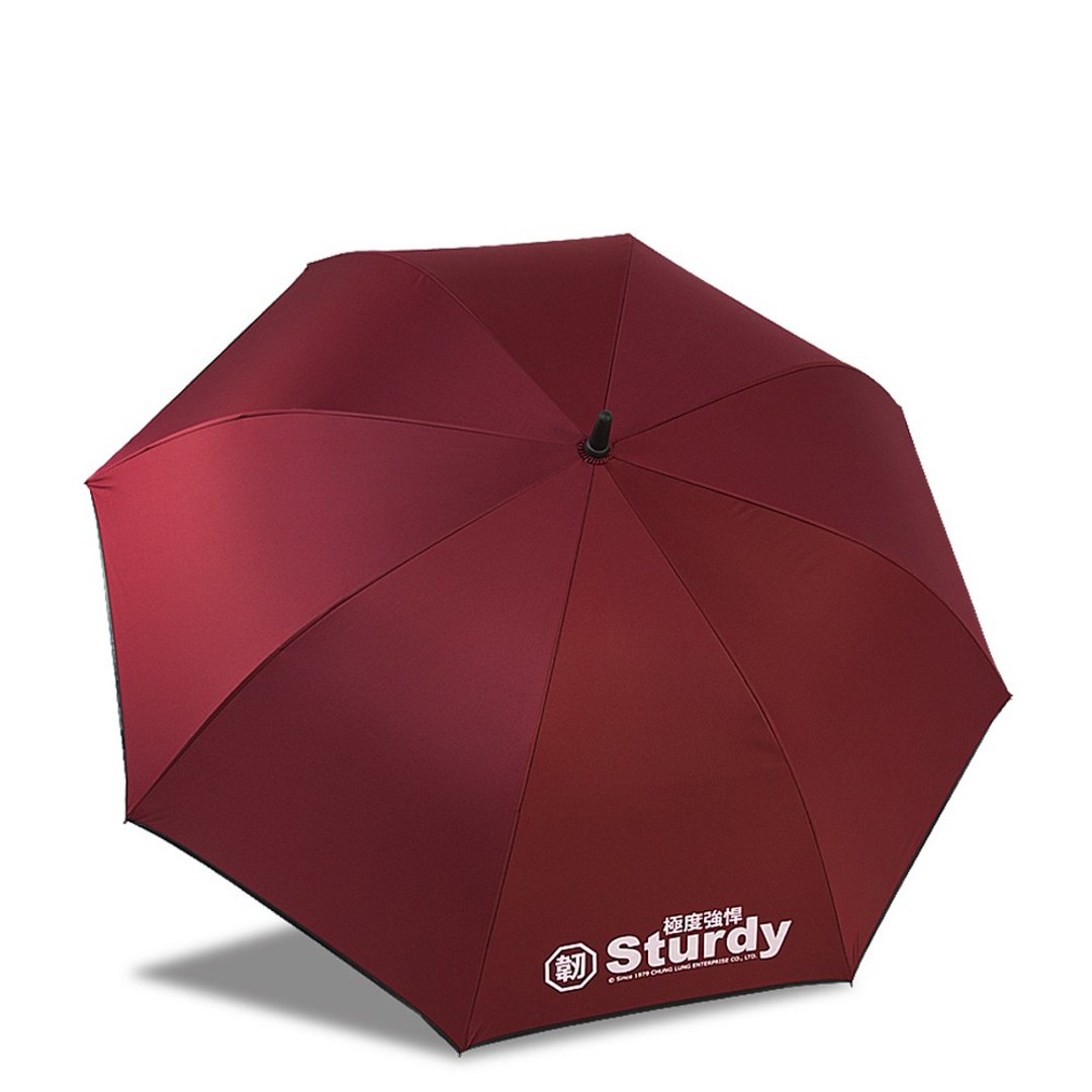 TDN超大伞面极度强悍黑胶防雷伞自动伞 防风抗UV雨伞(良品红) - 雨伞/雨衣 - 防水材质 红色