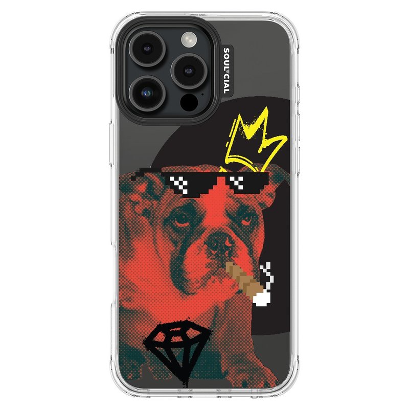 Thug Dog Royal Bulldog iPhone 16 手机壳 MagSafe机壳 - 手机壳/手机套 - 其他材质 