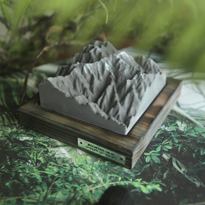 Taiwan Yushan AromaStone - 台湾山脉扩香石-奇莱山 - 香薰/精油/线香 - 其他材质 灰色