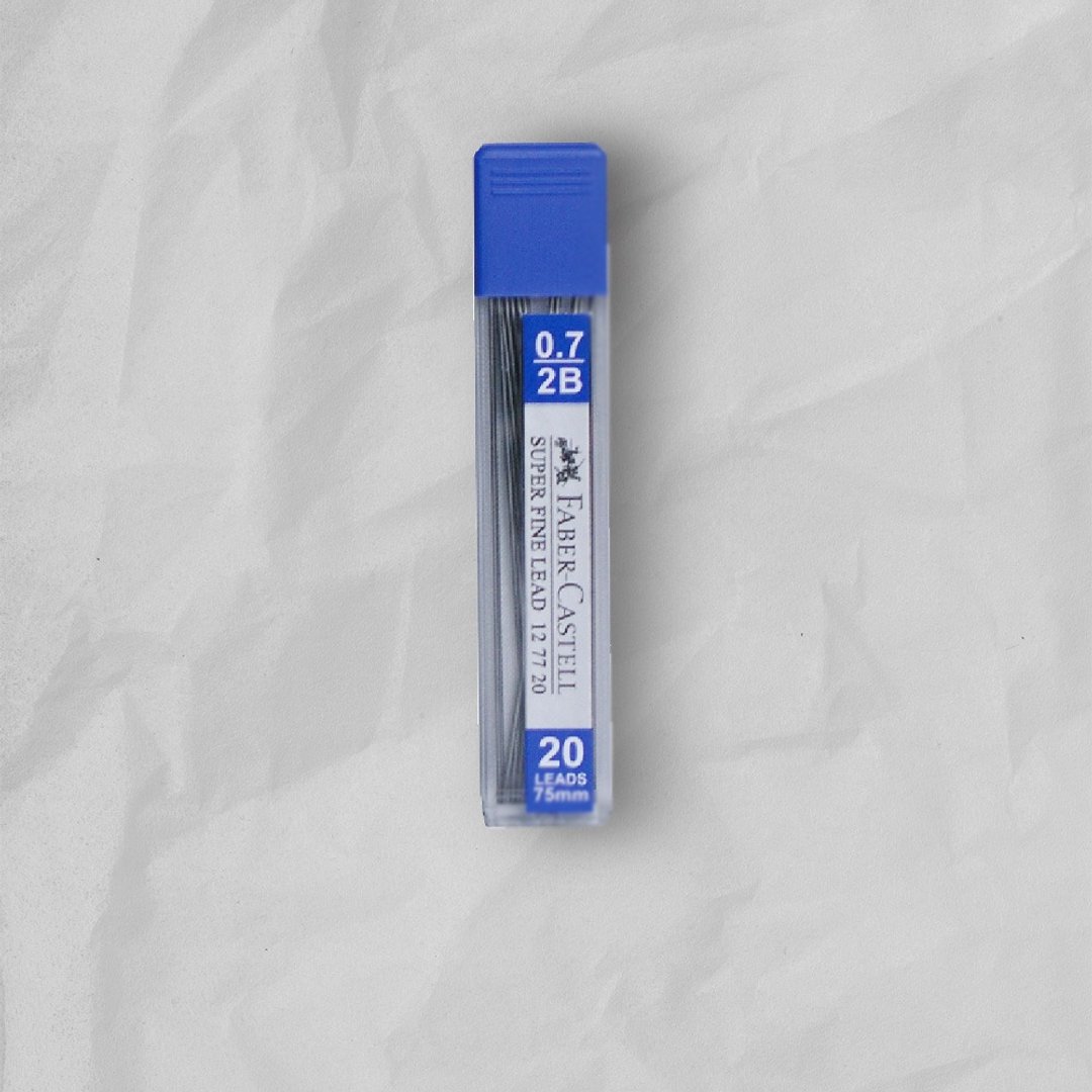 Faber-Castell 自动铅笔笔芯(超长75mm) 0.7笔蕊2B-6入(原厂正货 - 其他 - 其他材质 黑色