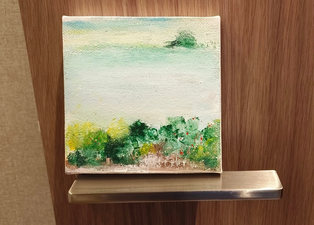 风景画/无框画/疗愈画/压克力水彩画/居家装饰画 - 海报/装饰画/版画 - 棉 白色
