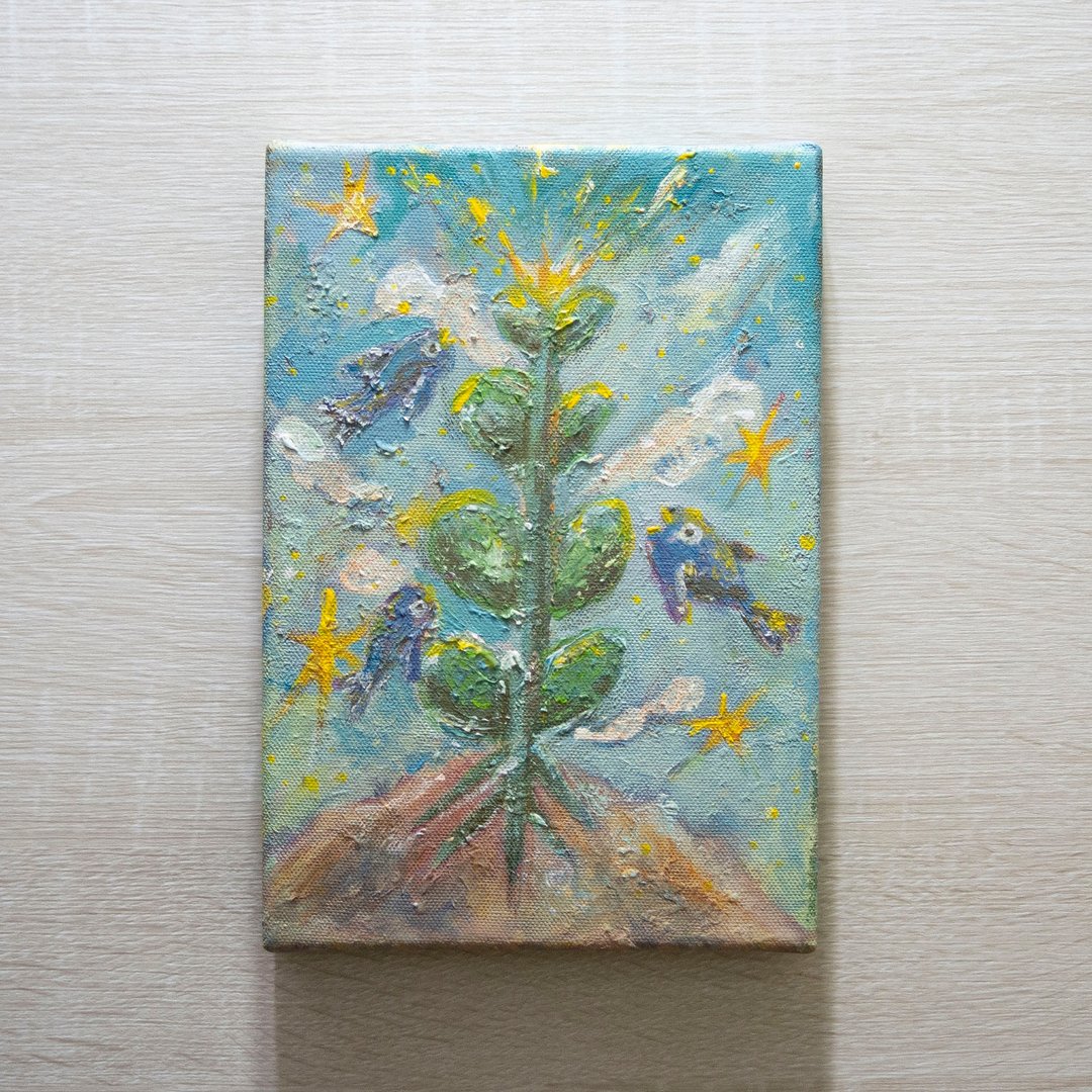 【唯一压克力原画】顶点 - 海报/装饰画/版画 - 其他材质 蓝色