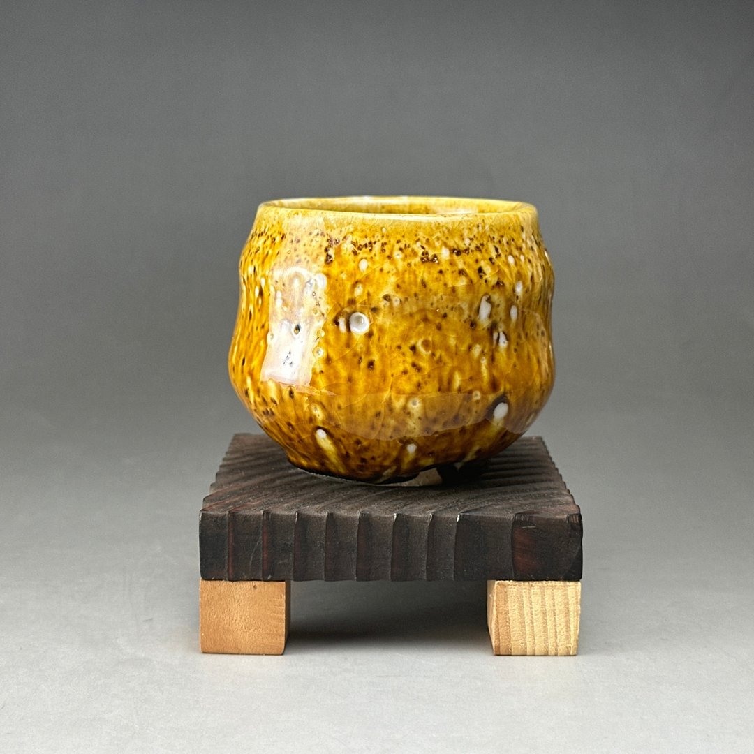 台湾名家杨晴晴【Handmade Cup】手作釉变杯19 - 茶具/茶杯 - 陶 金色