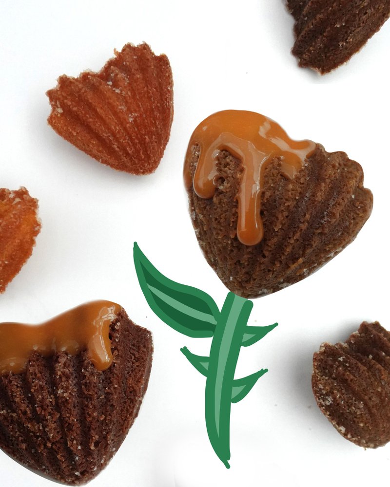 【desertLAND】沙漠绿洲沾酱组合 (沙漠玫瑰玛德莲 ) - 蛋糕/甜点 - 其他材质 