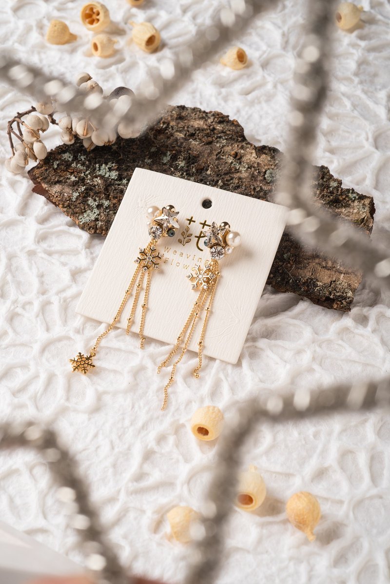 伯利恒之星 - 定制化 圣诞 垂吊/耳针/耳夹 - 耳环/耳夹 - 其他金属 