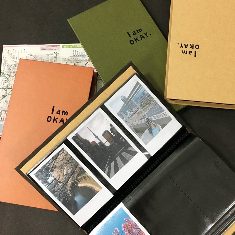 柏格文具 x I am Okay【精装名片本-120入】四款颜色 - 相簿/相册 - 纸 卡其色