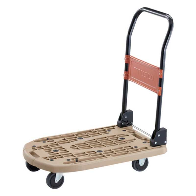 【Trusco】 Kartio静音轻量手推车-沙色(仅限寄送台湾地区) - 其他 - 塑料 卡其色