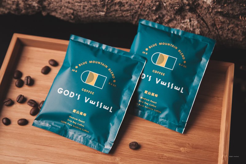 【 咖啡包组 】蓝山风味 挂耳式滤泡咖啡 7入 - 咖啡 - 浓缩/萃取物 黑色