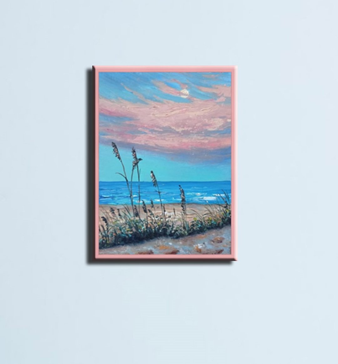 海洋原画 海洋画、海滩、原创绘画、手绘艺术、小艺术 - 海报/装饰画/版画 - 其他材质 多色