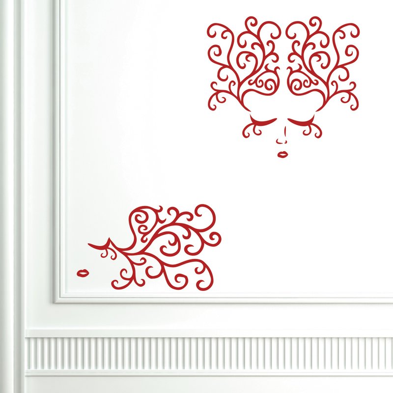 《Smart Design》创意无痕壁贴◆魅惑 8色可选 - 墙贴/壁贴 - 纸 