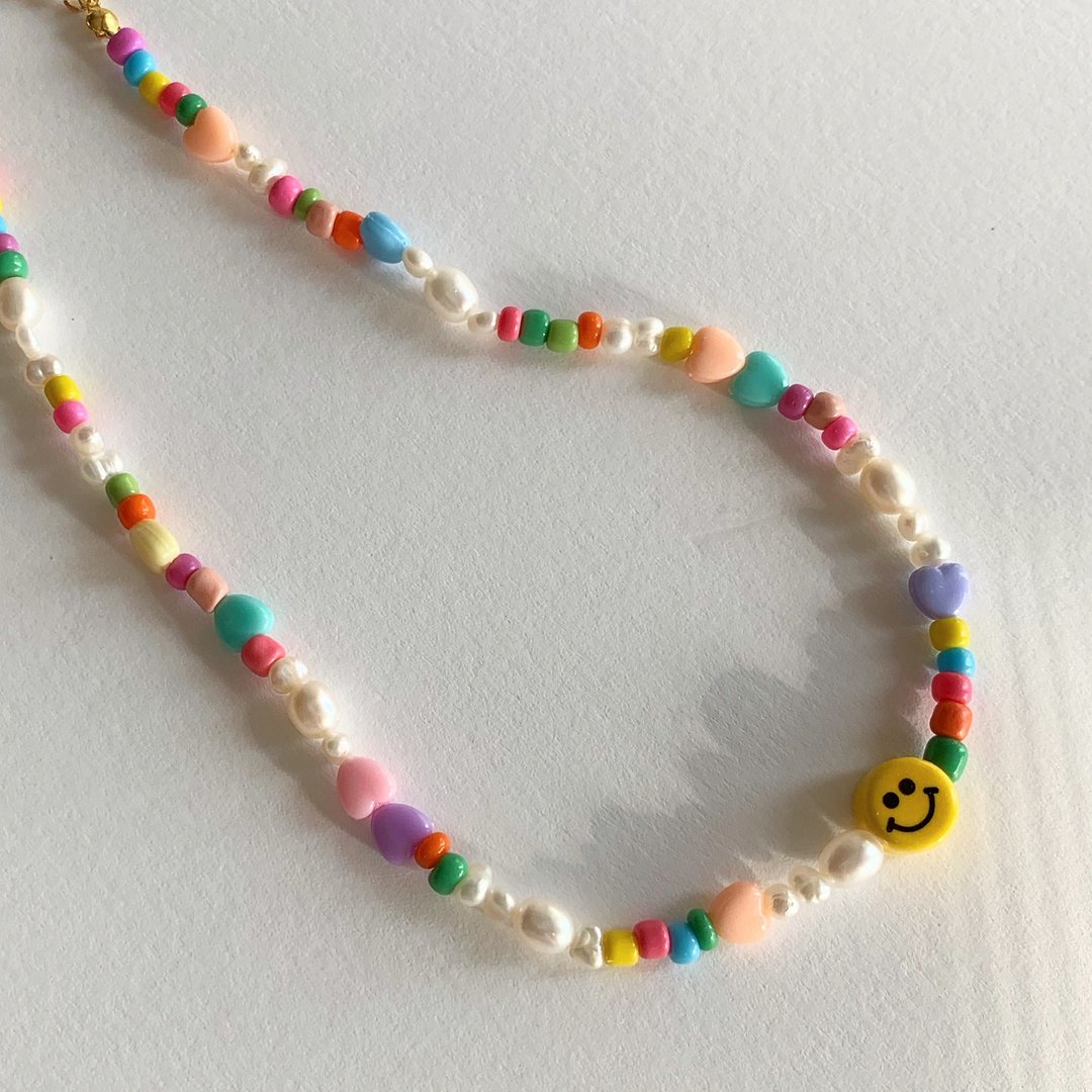 NEW! SMILEY CANDY NECKLACE - 项链 - 其他材质 