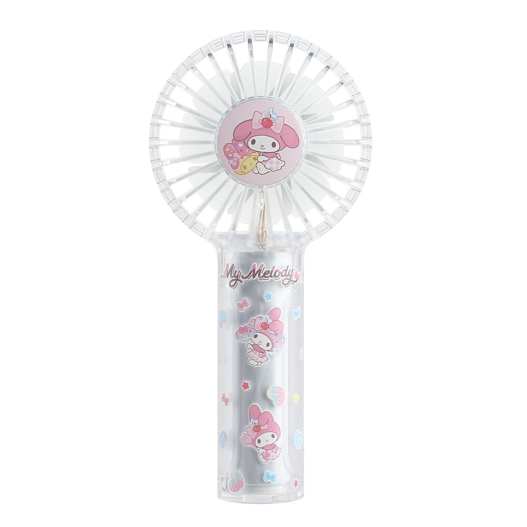 双叶片透明小风扇 - My Melody - 电扇 - 塑料 透明