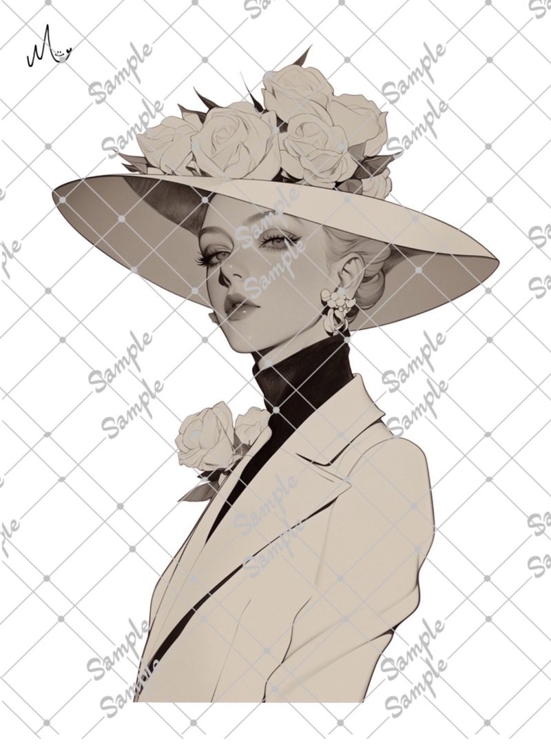 原创人物贴纸 11月新品 - 贴纸 - 纸 