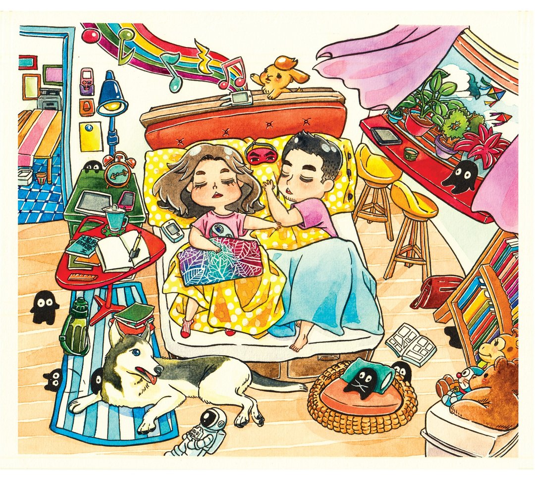 水彩手绘插画 | 原稿 | 画作 | 挂划 | 装饰画 【大公鸡合唱团】 - 海报/装饰画/版画 - 纸 