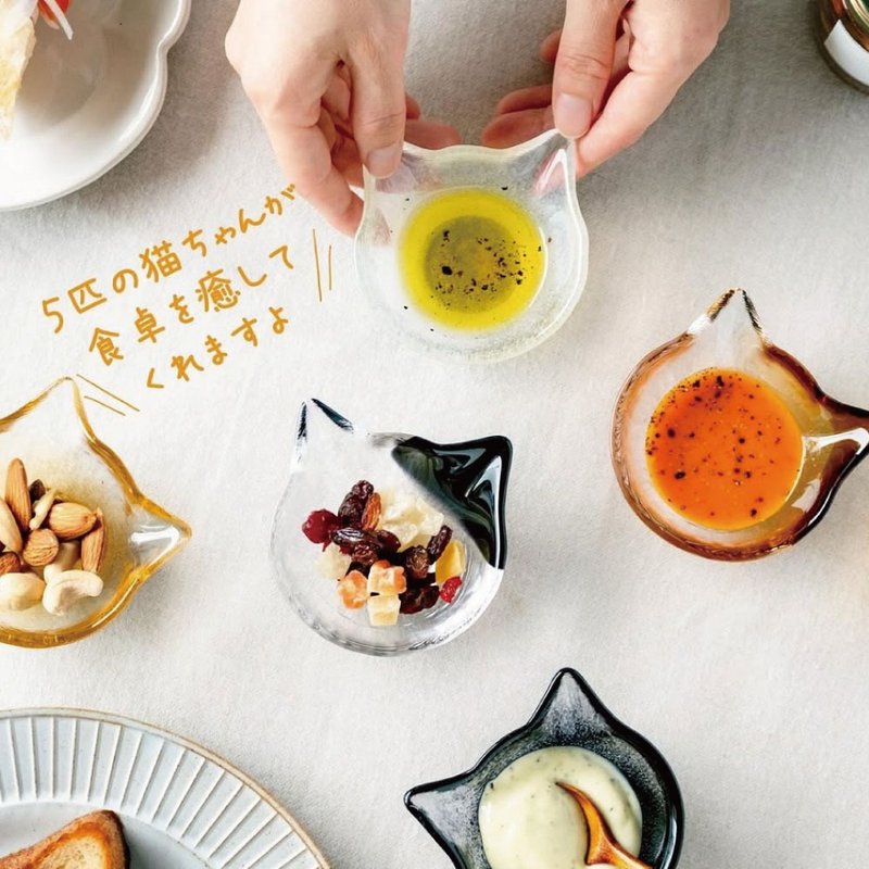 【下杀 499】日本 ADERIA Coconeco 猫咪碗 / 共 5 款 - 碗 - 玻璃 
