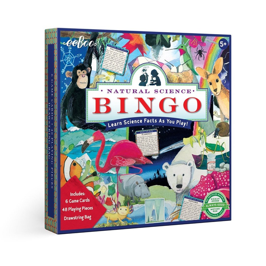 eeBoo 宾果系列 - Natural Science Bingo 自然科学宾果 - 桌游/玩具 - 纸 多色