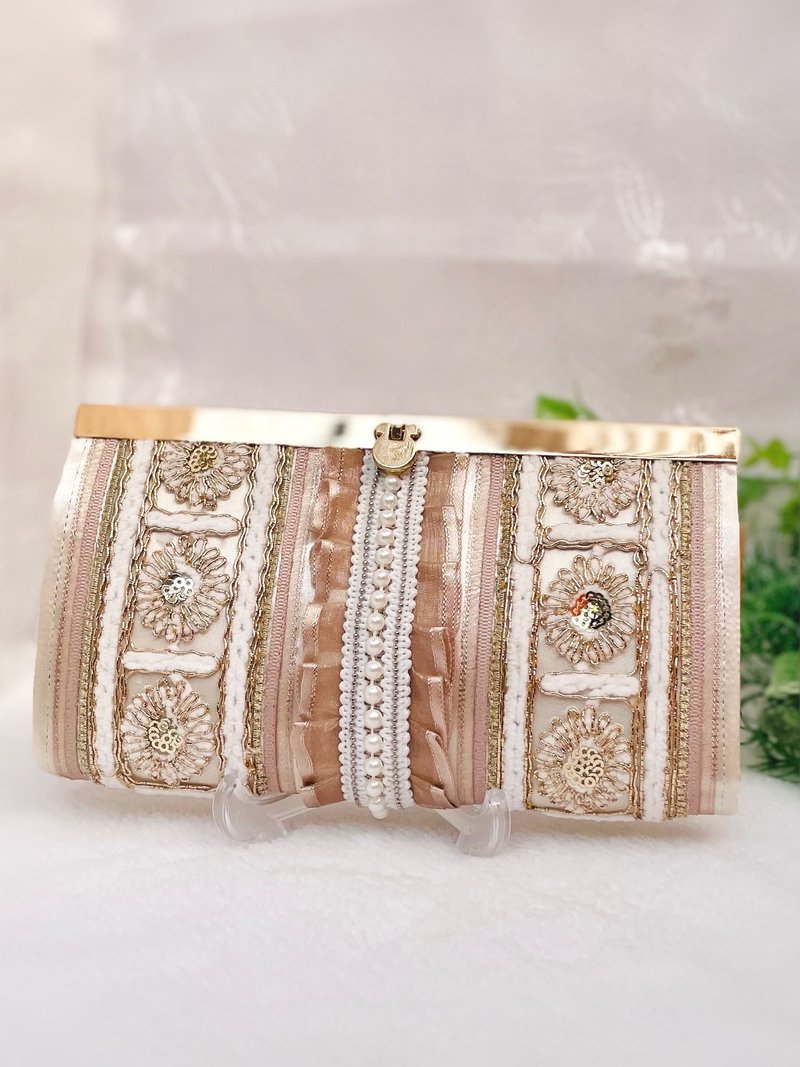 新款❤️招财长夹，献给都会女子 113 - 皮夹/钱包 - 棉．麻 卡其色