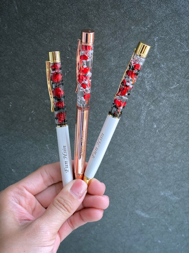 浮游花笔 不凋花 定制化礼物 工商赠礼 婚礼小物 毕业礼 谢师礼 - 干燥花/捧花 - 植物．花 多色
