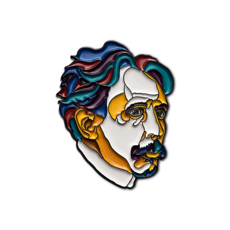 珐琅针 Vaitkutė：MK Čiurlionis - 徽章/别针 - 珐琅 多色