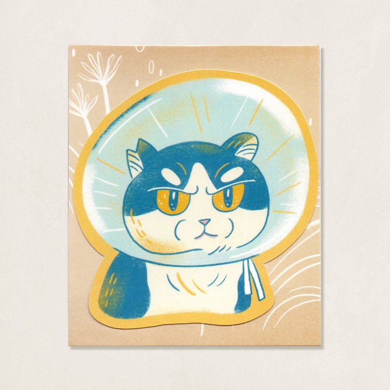 猫岛日常贴纸 / 水吉羞耻圈 - 贴纸 - 纸 多色