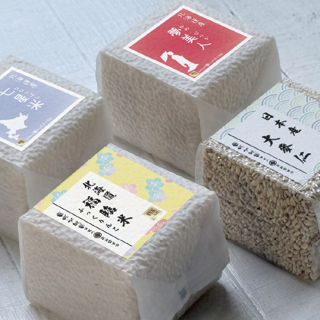 日式古典高级米礼盒 | 300g 四入组 | 让新家飘散米香 | 入厝米礼 - 五谷杂粮/米 - 其他材质 