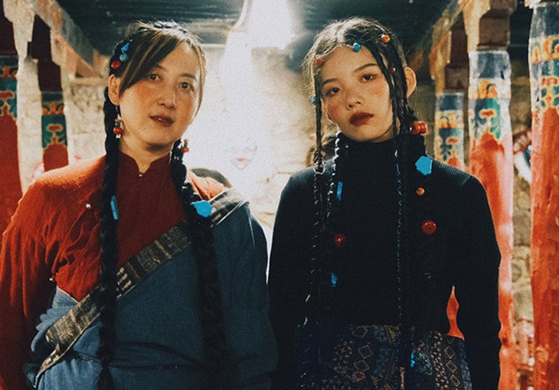 【雪域】新中式復古藏装 提花棉麻藏袍 - 洋装/连衣裙 - 其他材质 多色