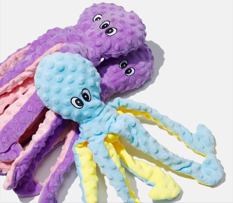 【响纸发声】毛绒大章鱼玩偶 - 玩具 - 其他材质 多色