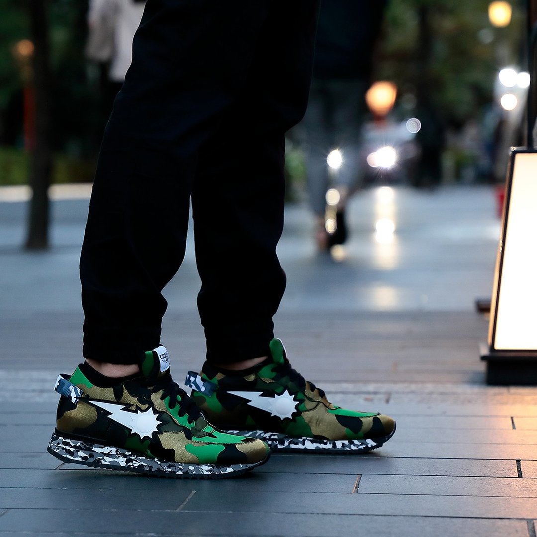 URBANSUN x NISHIIJIN　运动鞋　CAMO/GREEN - 女款运动鞋/球鞋 - 其他材质 绿色