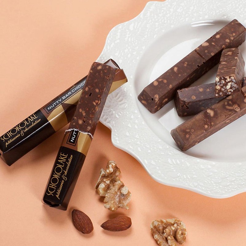 巧克力云庄-四季坚果巧克力条 - 巧克力 - 新鲜食材 咖啡色
