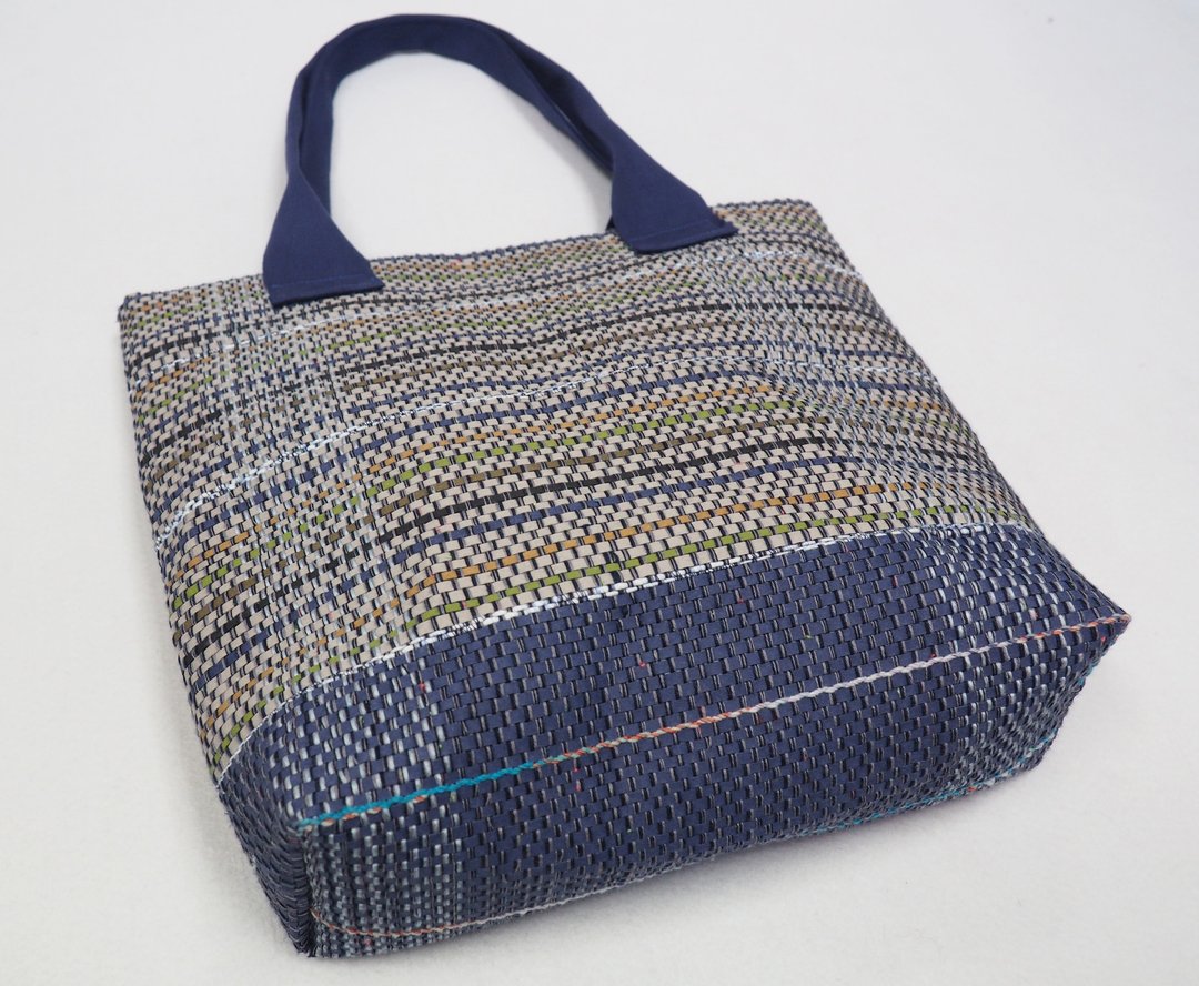 独家 皮革纸 织布袋 TOTE BAG 肩背包 - 侧背包/斜挎包 - 纸 蓝色